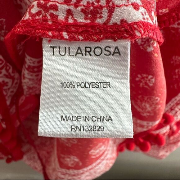 Tularosa Tops Tularosa Alexa Bandana Print Off The Shoulder Top Size M - Picture 6 of 7